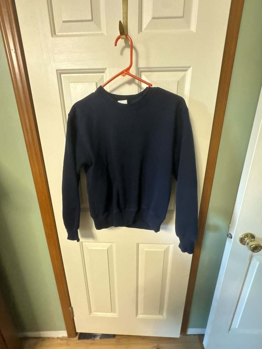 Aritzia Sweatfleece Perfect Fit Sweatshirt 2XS Navy Blue